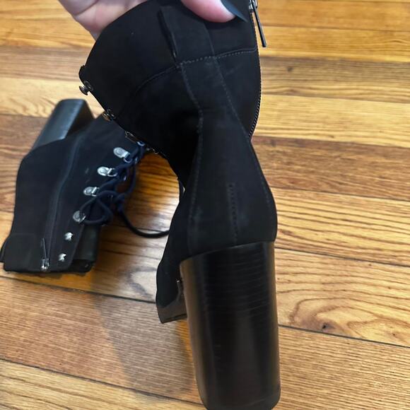 Ted Baker Heeled Black Lace up boots - Picture 8 of 8